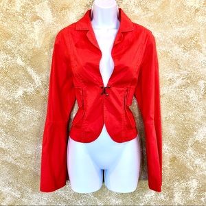 🎁 XCVI⚡️Orange Bell Sleeve Semi-Crop Blazer/Jacket_S